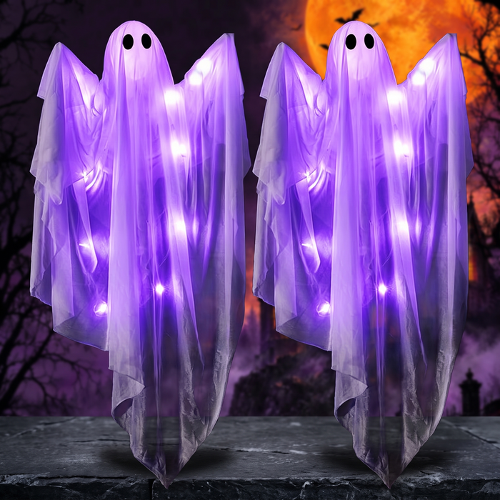 Halloween Ghost LED String Lights Outdoor Decorations — Hallowicked hero (SUCAHCC00193)