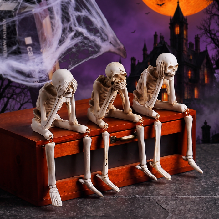 Halloween Skeleton Resin Decorations — Hallowicked hero (SUHODTF00059)