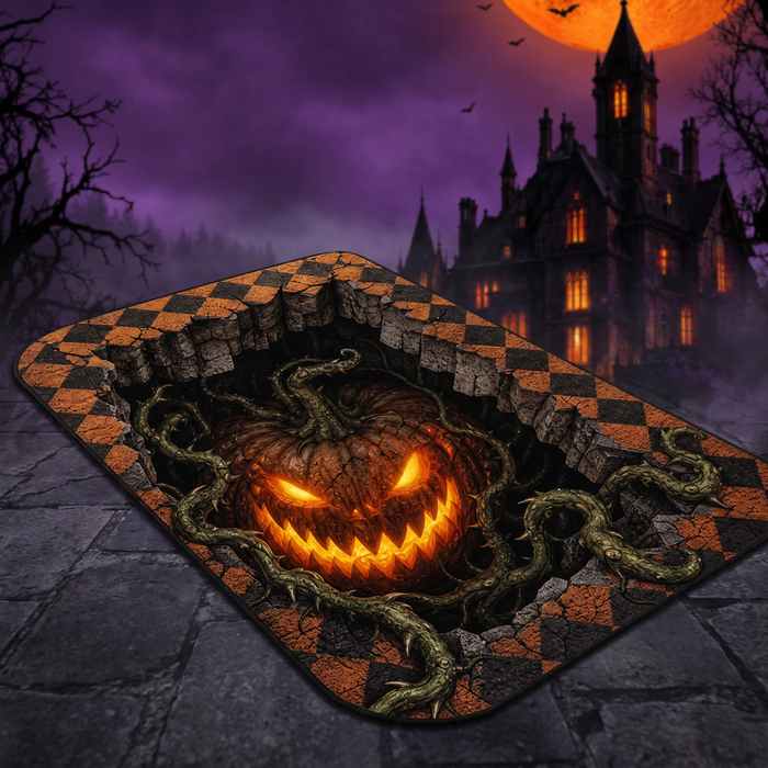 Halloween Crystal Velvet Decorative Carpet — Hallowicked hero (SUHOTBB00211)