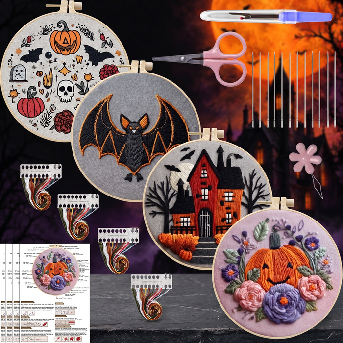 Halloween Embroidery Material Pack — Hallowicked hero (SUEDLCK00046)