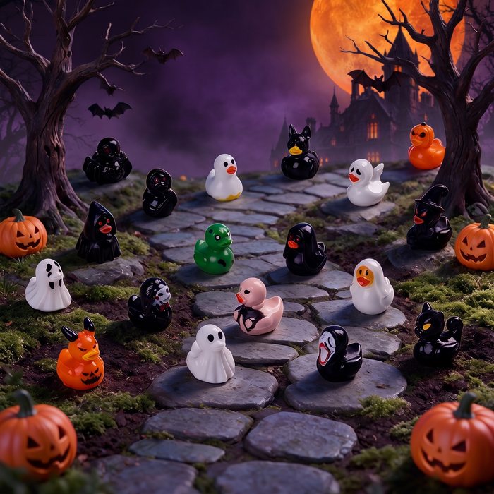 Halloween Resin Duck Ornament — Hallowicked hero (SUKIFKC00011)