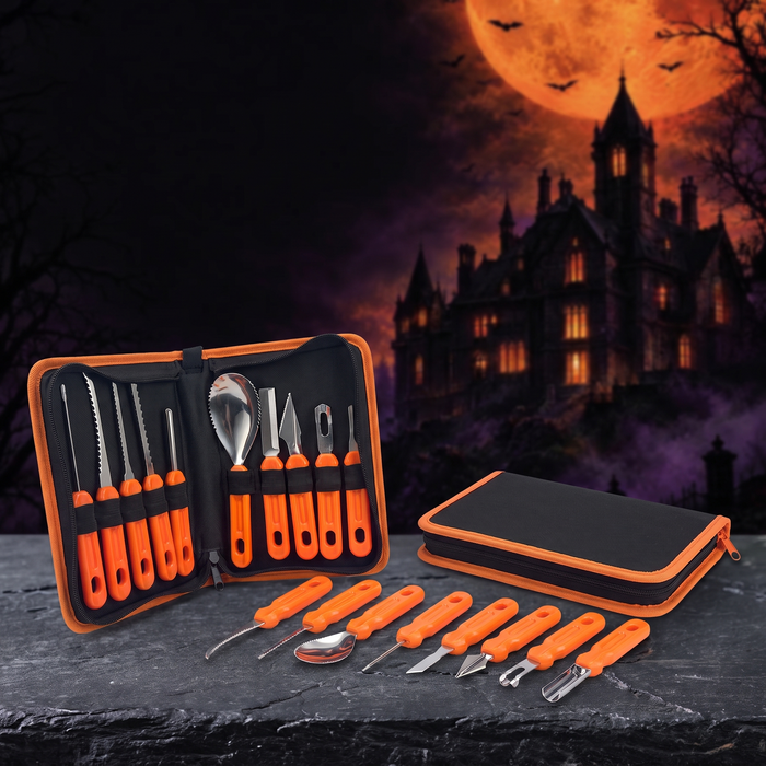 Halloween Pumpkin Carving Tool Set — Hallowicked hero (SUACAOW00019)