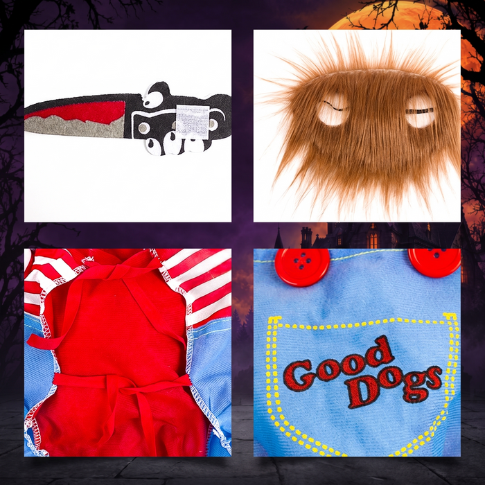 Halloween-themed, Unique, and Humorous Dog Clothing — Hallowicked hero (SUPEGDA00054)
