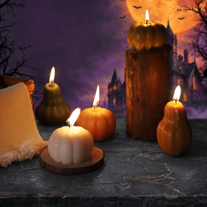 Halloween Pumpkin Shaped Scented Candles — Hallowicked hero (SU00367215)