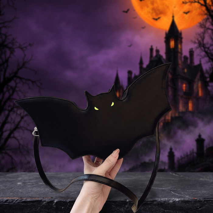 Halloween Bat PU Shoulder Cross-Body Bag — Hallowicked hero (SU00040274)