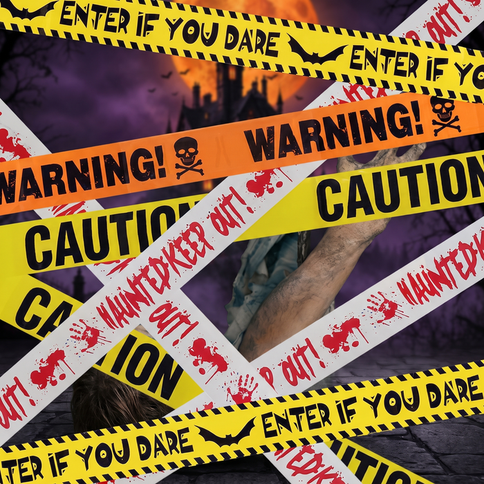 Halloween Decoration Warning Belt — Hallowicked hero (SU00021751)