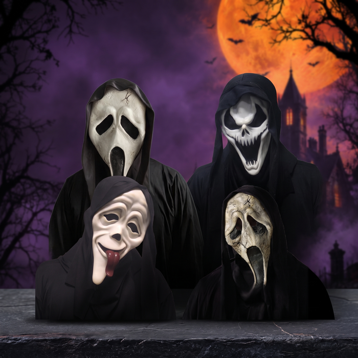 Scream Horror Face Mask for Halloween Party — Hallowicked hero (SU00024541)