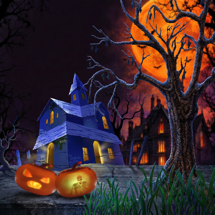Halloween Pumpkin Projection Lamp — Hallowicked hero (SU00020345)