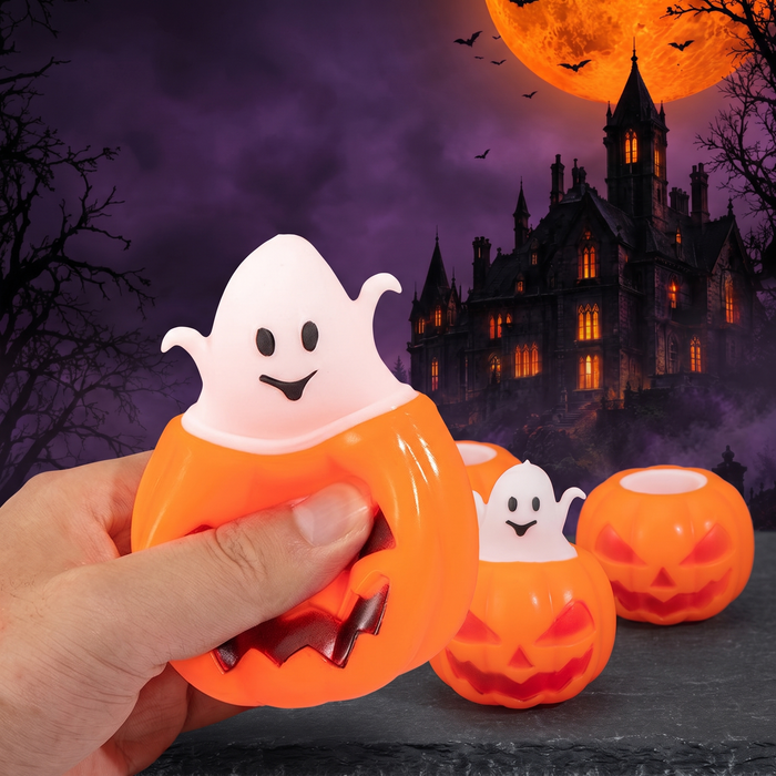 Halloween Pumpkin Squeeze Stress Relief Toy — Hallowicked hero (SU00028860)