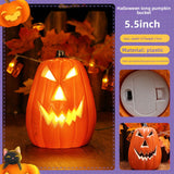 Halloween LED Pumpkin Decorations - Plastic