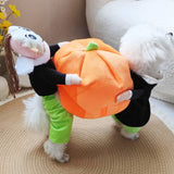 Halloween and Christmas Pumpkin Pet Costume - Cloth