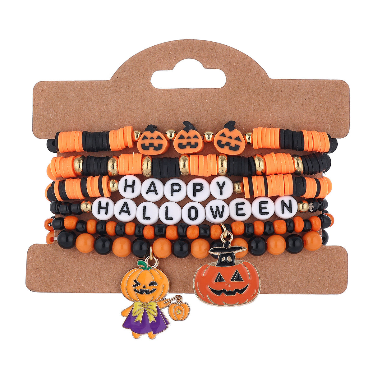 Halloween Alloy Charm Bracelet