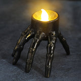 Halloween Skull and Skeleton Hand Candle Light - PVC