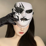 Halloween Anime Half-Face Mask - Plastic