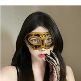 Halloween Anime Half-Face Mask - Plastic