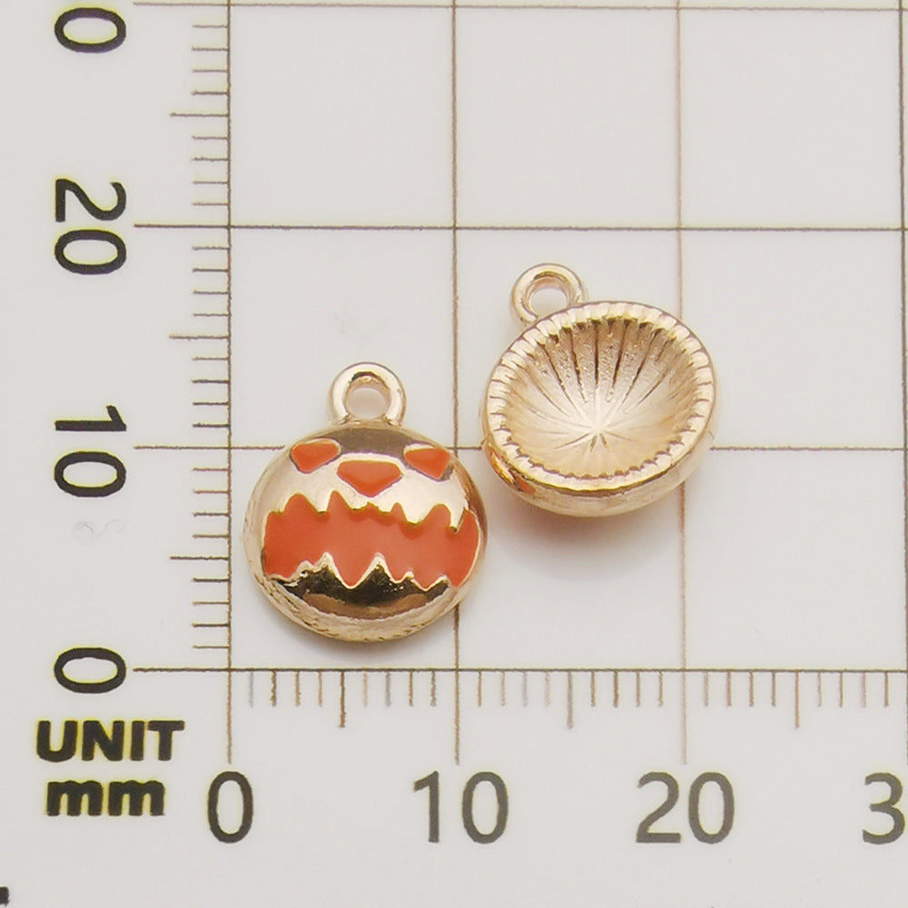 Halloween Enamel Jewelry Pendants - Alloy DIY Charms