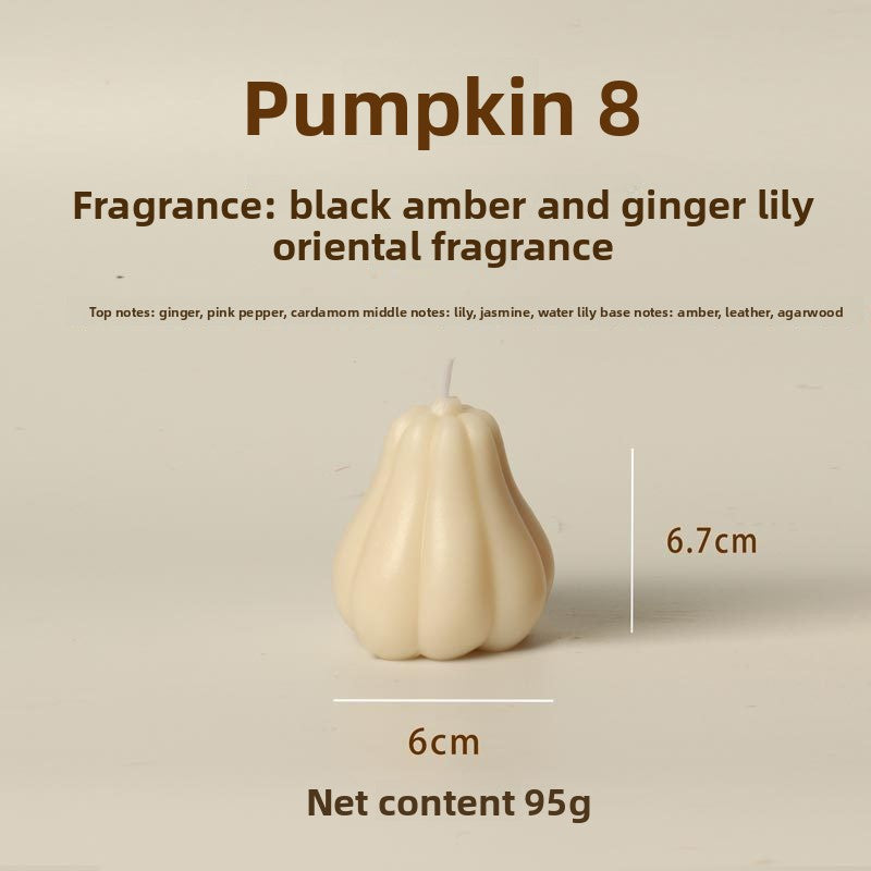 Halloween Pumpkin-Shaped Scented Candles