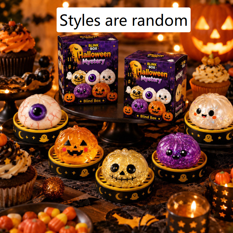 Halloween Squishy Dumpling Toy Gift Box - TPR