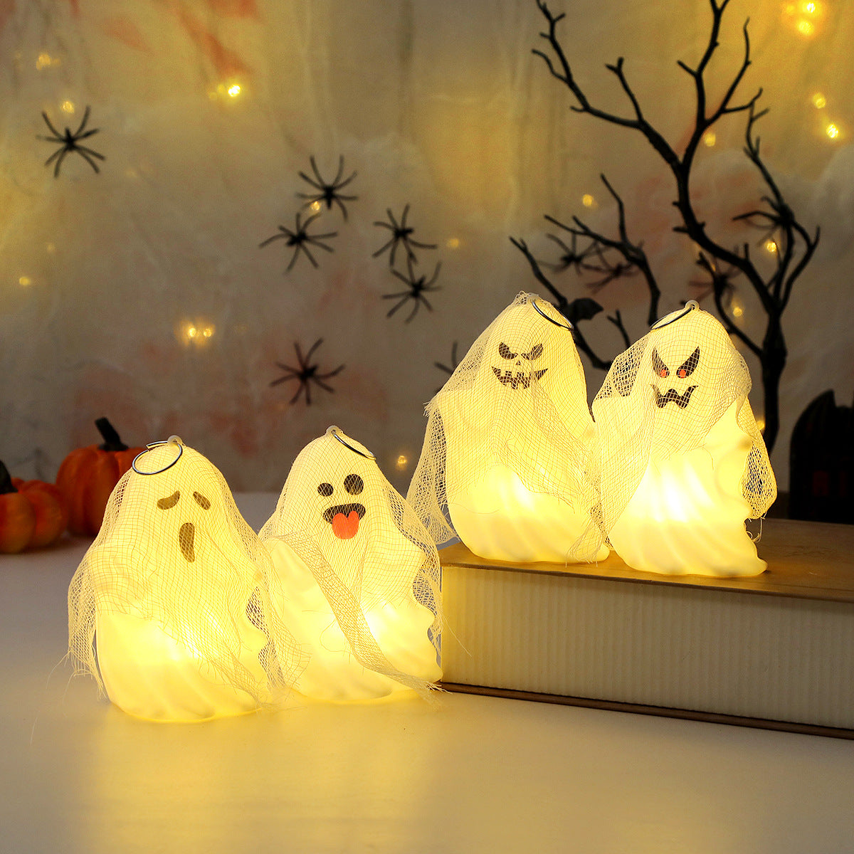 Halloween Portable Pumpkin Lantern - Plastic