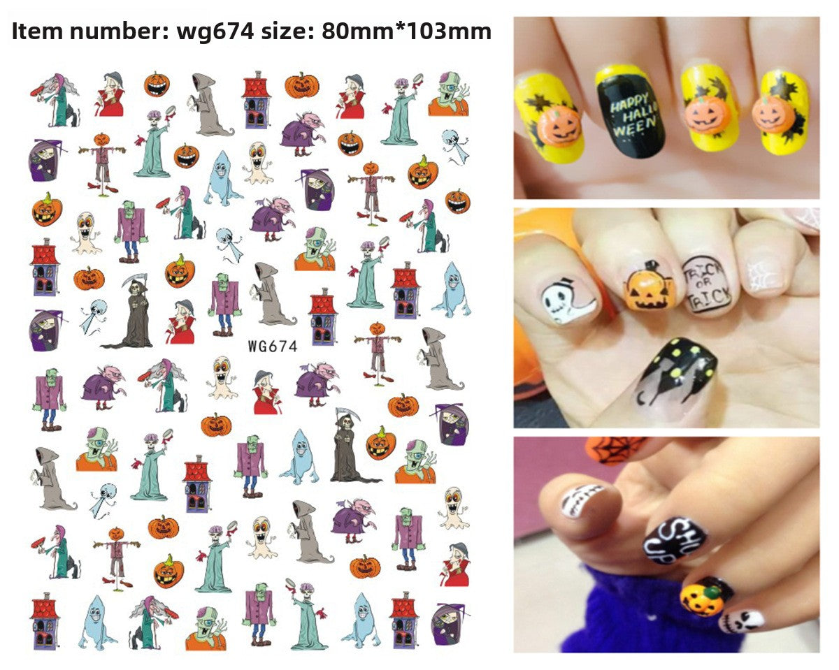 Halloween Nail Stickers - Vinyl