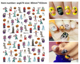Halloween Nail Stickers - Vinyl