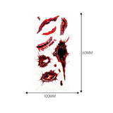 Halloween Scar Tattoo Stickers