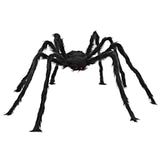 Halloween Plush Spider and Web Decoration