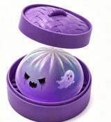 Halloween Ghost Dumpling Squeeze Toy with Steamer - TPR