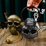 Halloween Pumpkin and Skull Doorbell with Lights and Sound - Plastic