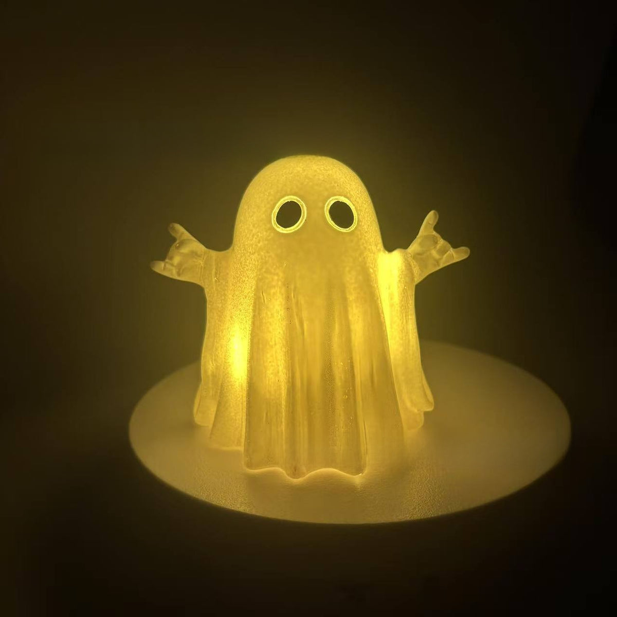 Halloween White Ghost Resin Ornament