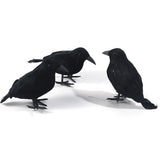 Halloween Black Crow Feather Decoration