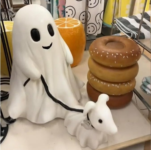 Halloween Ghost Lamb Decor - Resin