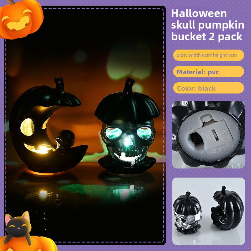 Halloween LED Pumpkin Decorations - Plastic