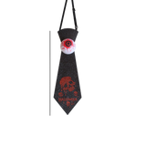 Halloween Light-Up Eyeball Tie - Non-woven fabric