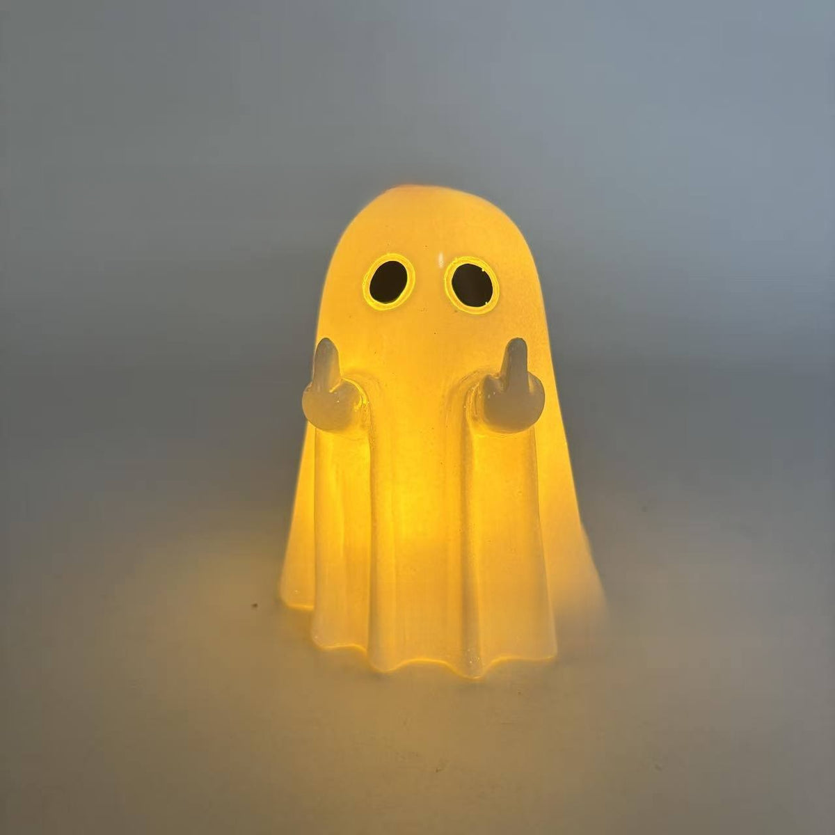 Halloween White Ghost Resin Ornament