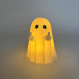 Halloween White Ghost Resin Ornament