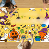 Halloween Coloring Poster for Kids