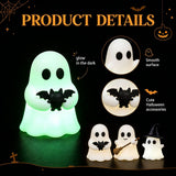 Glowing Halloween Ghost Desktop Ornament - PVC