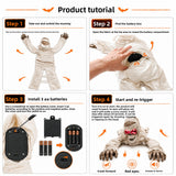 Halloween Electric Crawling Ghost Decoration