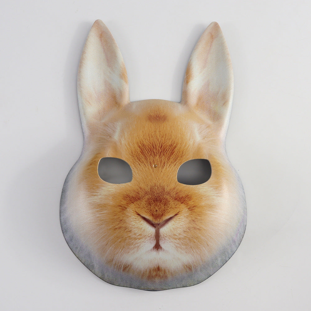 Halloween Rabbit Face Mask - Plastic
