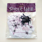Halloween Light-Up Spider Web Decoration - Polyester