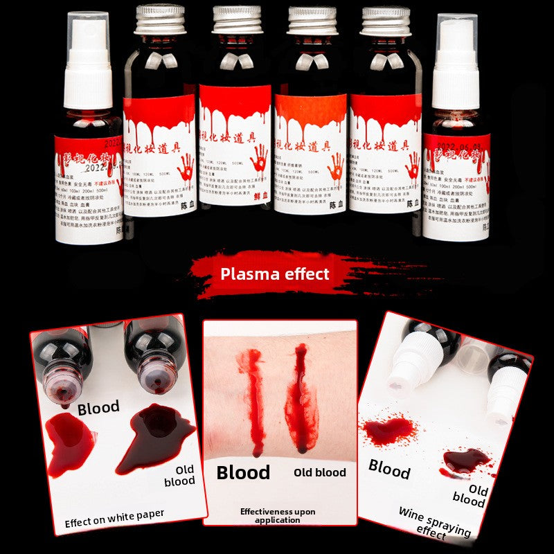 Halloween Fake Blood and Makeup Props