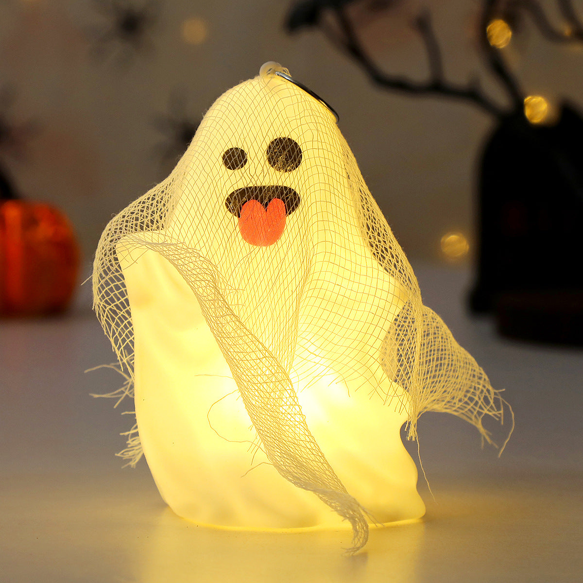 Halloween Portable Pumpkin Lantern - Plastic