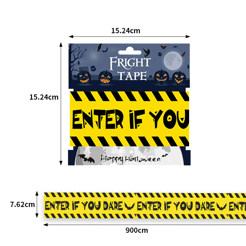 Halloween Warning Tape Decoration