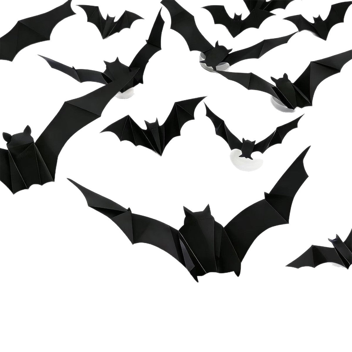 Halloween Flashing LED Bat Wall Stickers - PVC