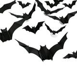 Halloween Flashing LED Bat Wall Stickers - PVC