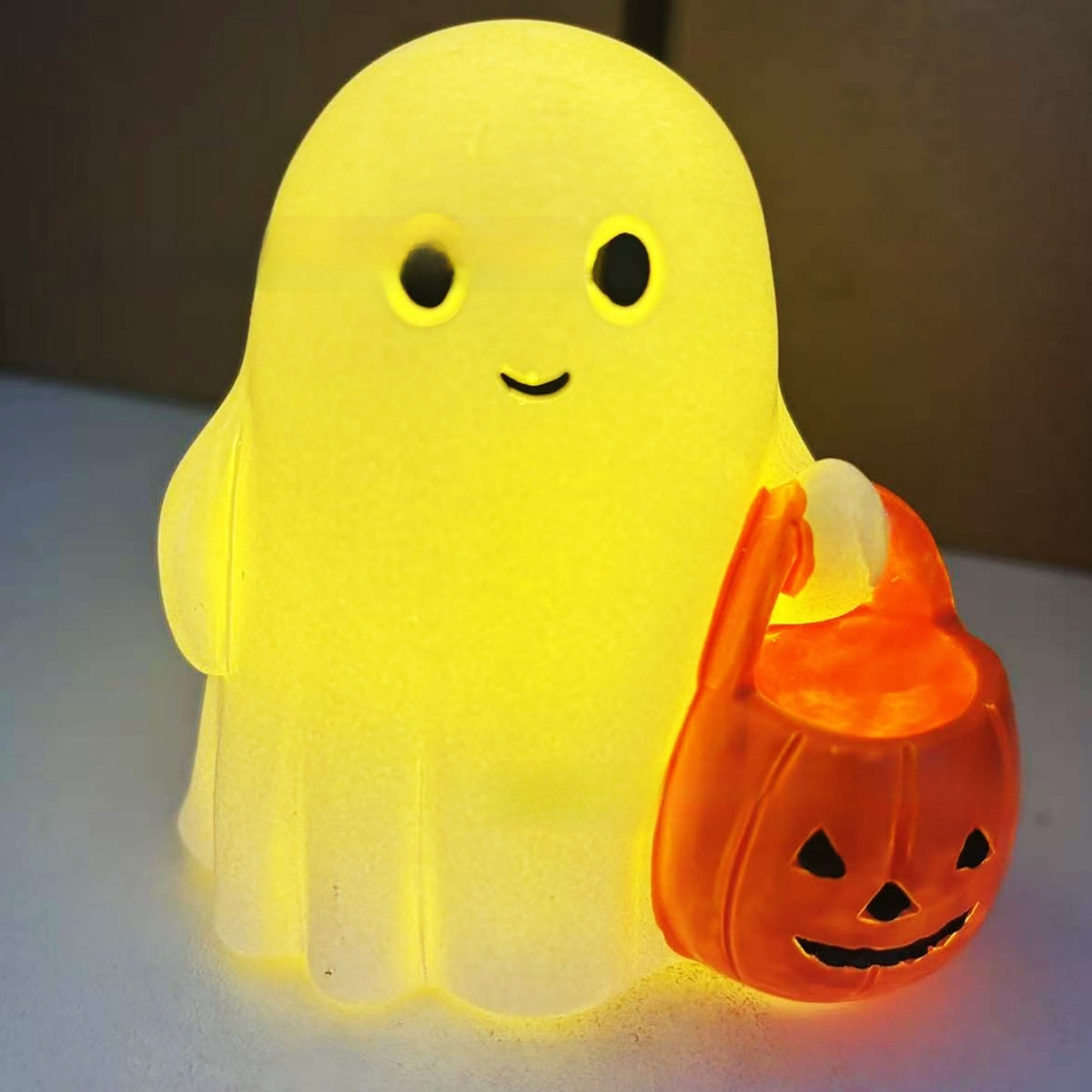 Halloween White Ghost Resin Ornament