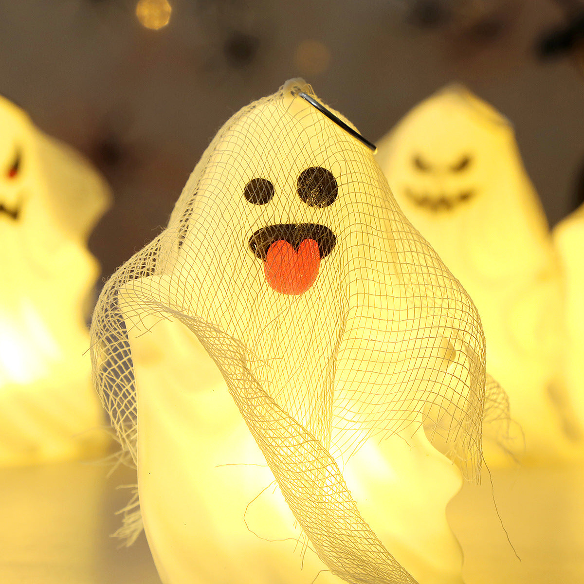 Halloween Portable Pumpkin Lantern - Plastic