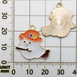 Halloween Enamel Jewelry Pendants - Alloy DIY Charms