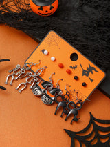 Cartoon Halloween Earrings Set